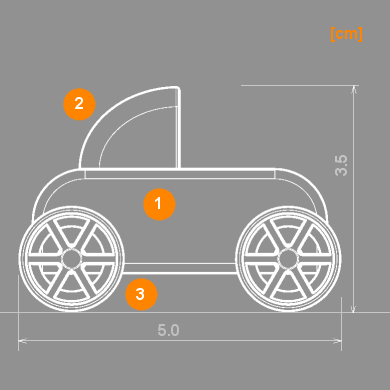 Cabrio Car Set